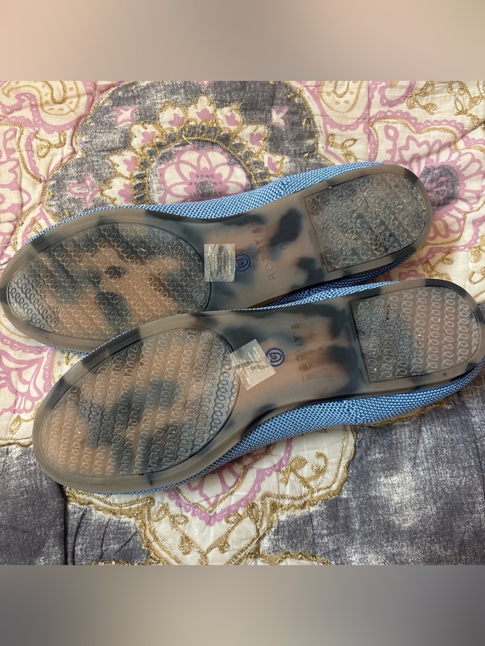 Blue Rothy’s Flats - Size 6 - Picture 2 of 2